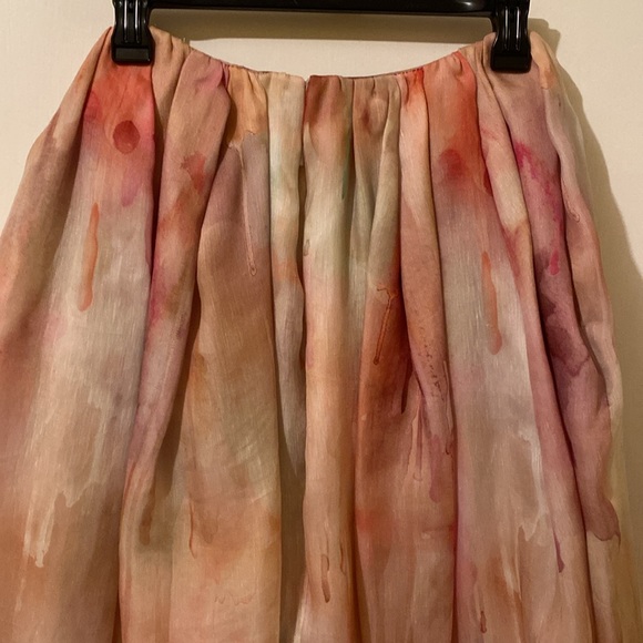 Pink and Cream Maxi Skirt - Picture 2 of 11